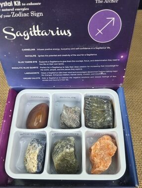 Sagittarius Crystal Galaxy Birthstone Collection